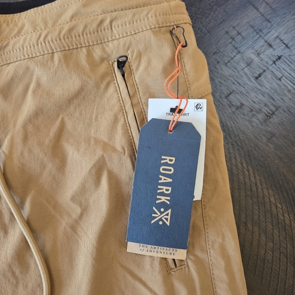 Roark Layover Trail Hybrid Adventure Shorts Tan Size 32 - New RS364 Hiking Cargo - Picture 3 of 10
